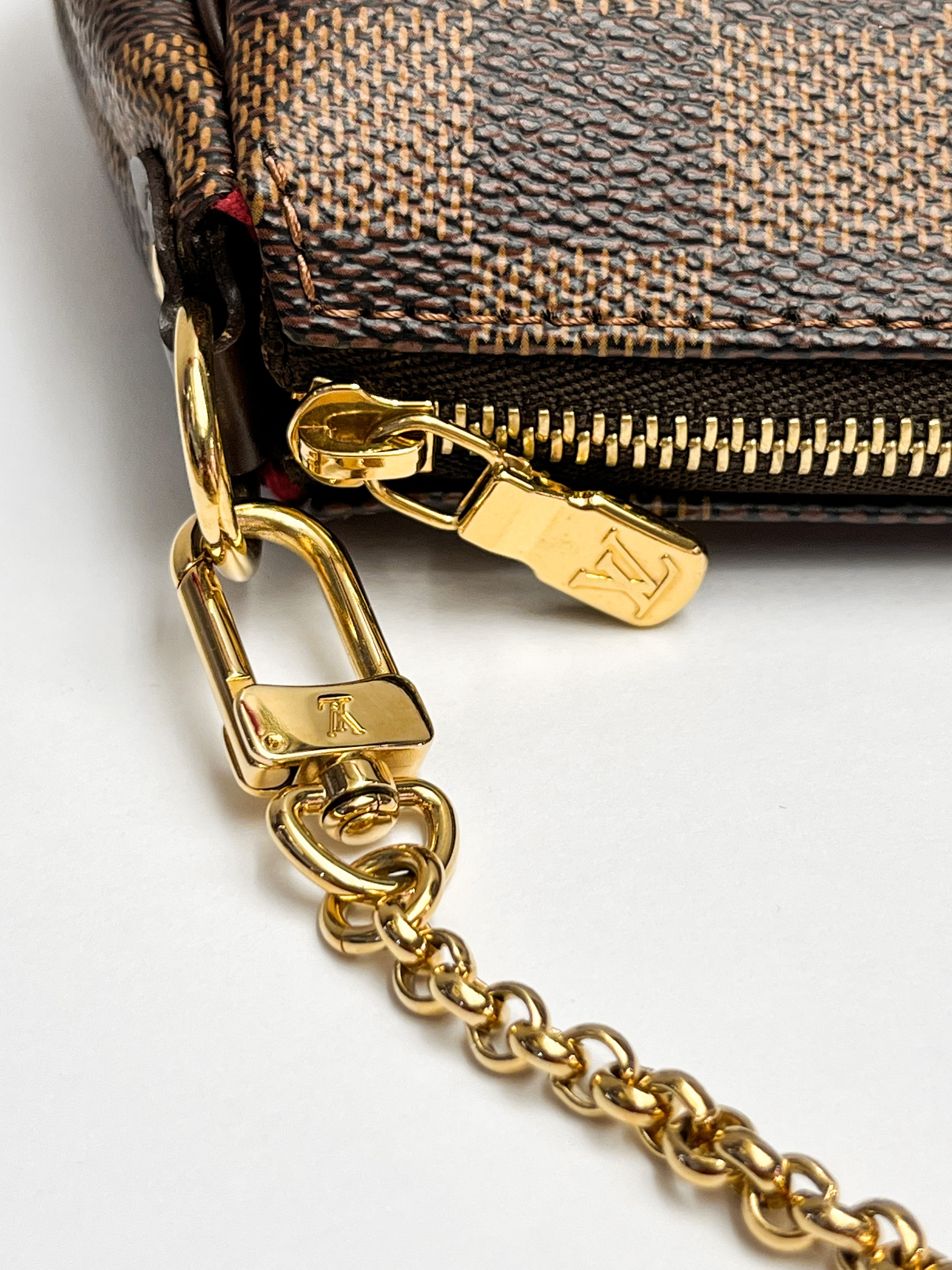Louis Vuitton Damier Ebene Eva Clutch