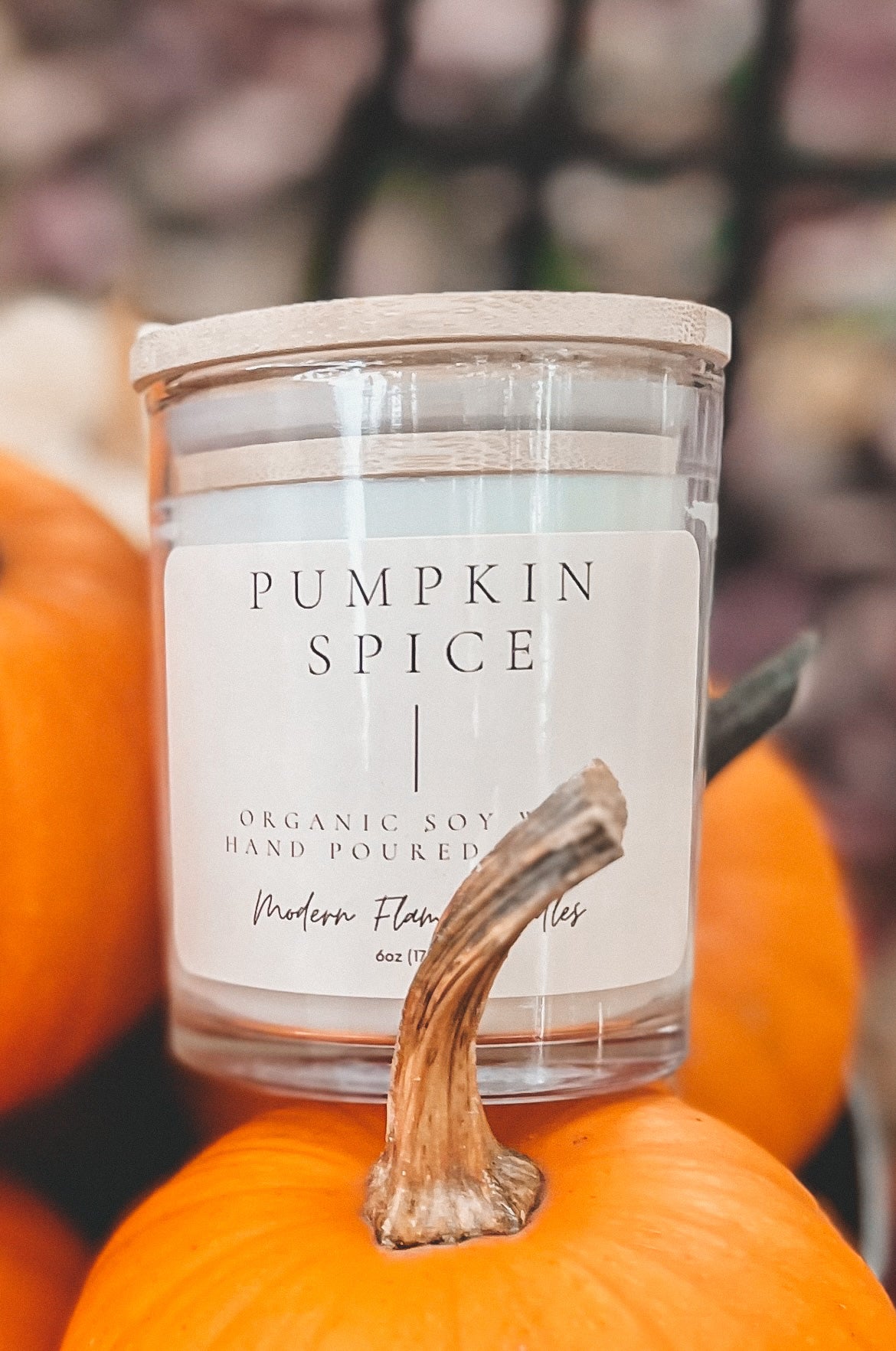 Pumpkin Spice Organic Soy Wax Candle