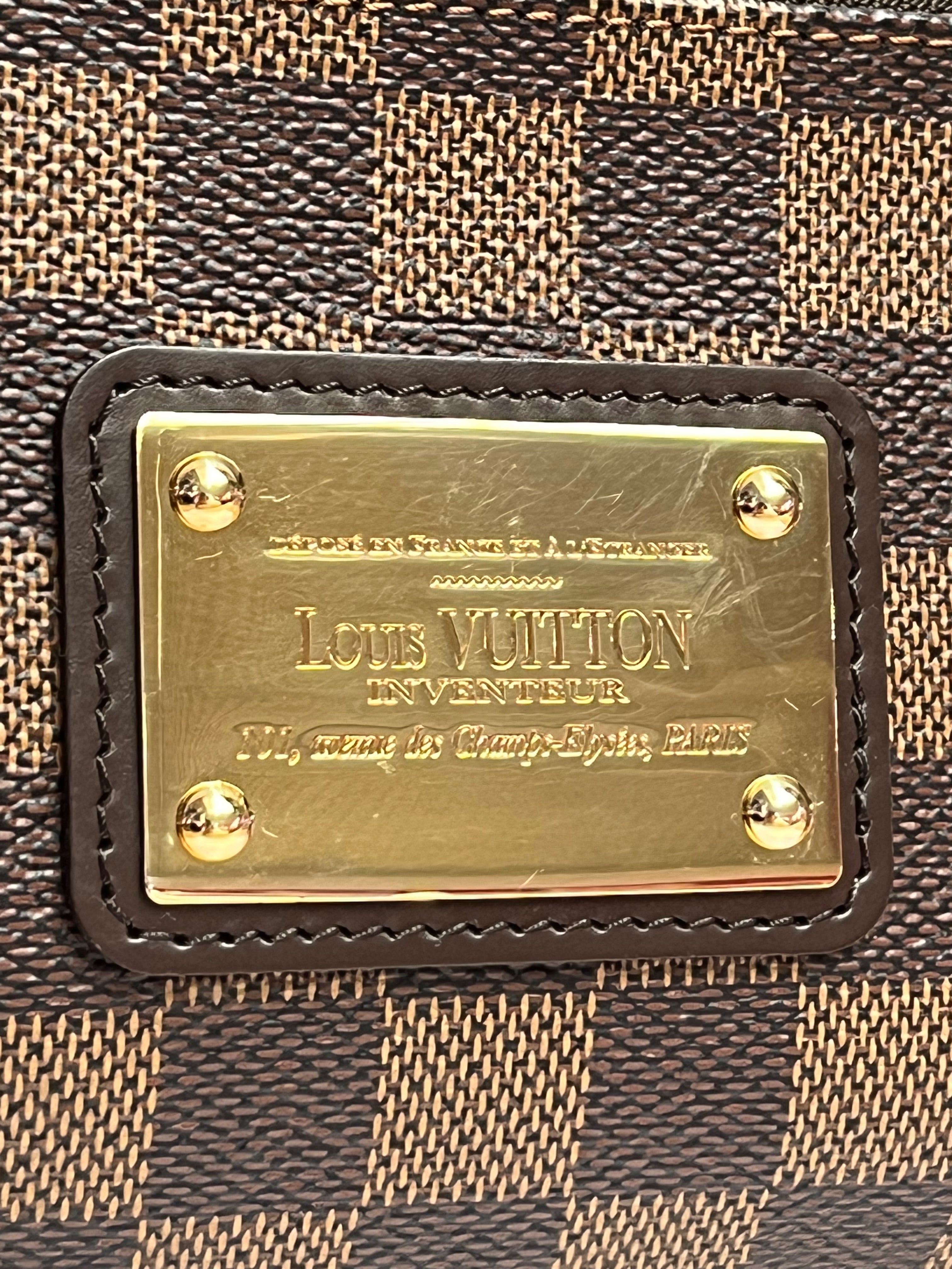 Louis Vuitton Damier Ebene Eva Clutch