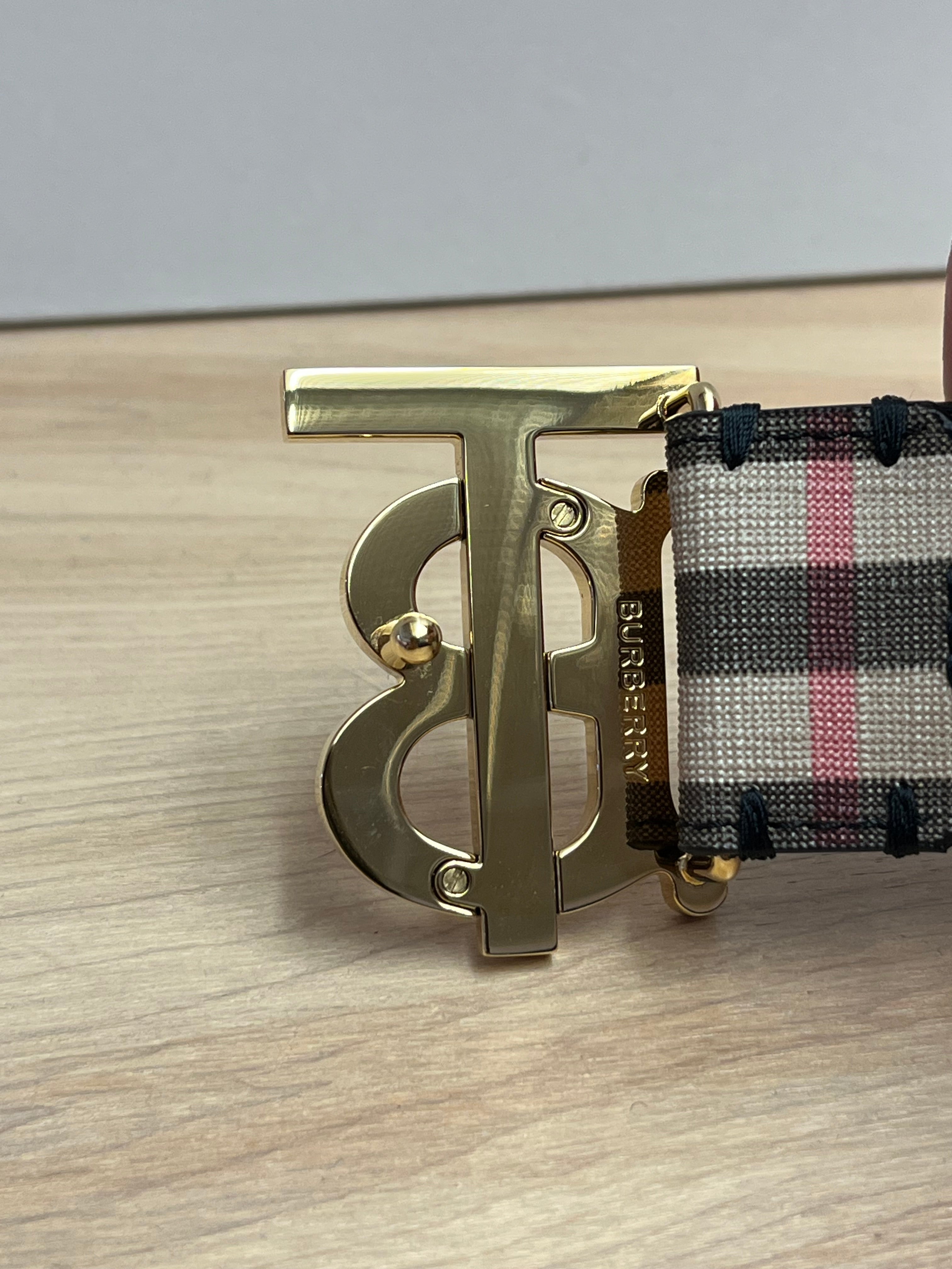 Burberry Check TB Belt