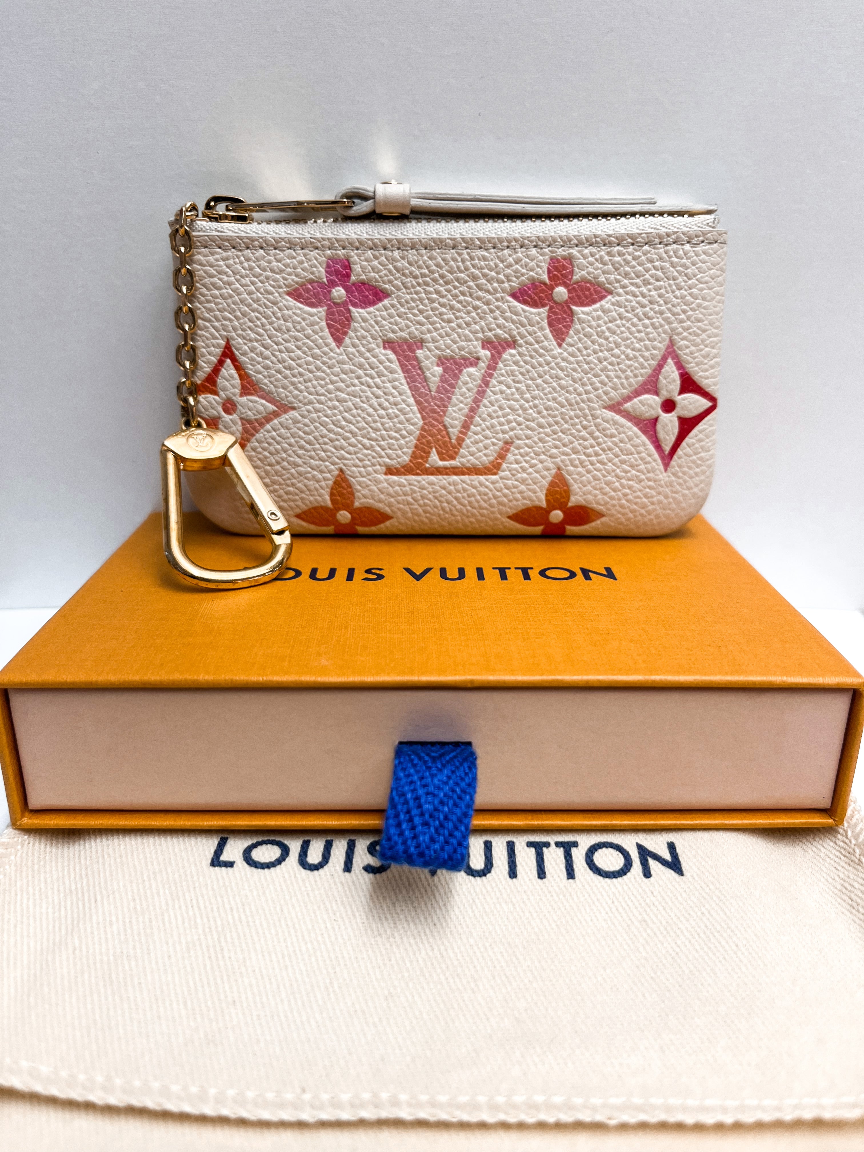 Louis Vuitton Key Pouch Monogram Empreinte Sunrise Aquarelle