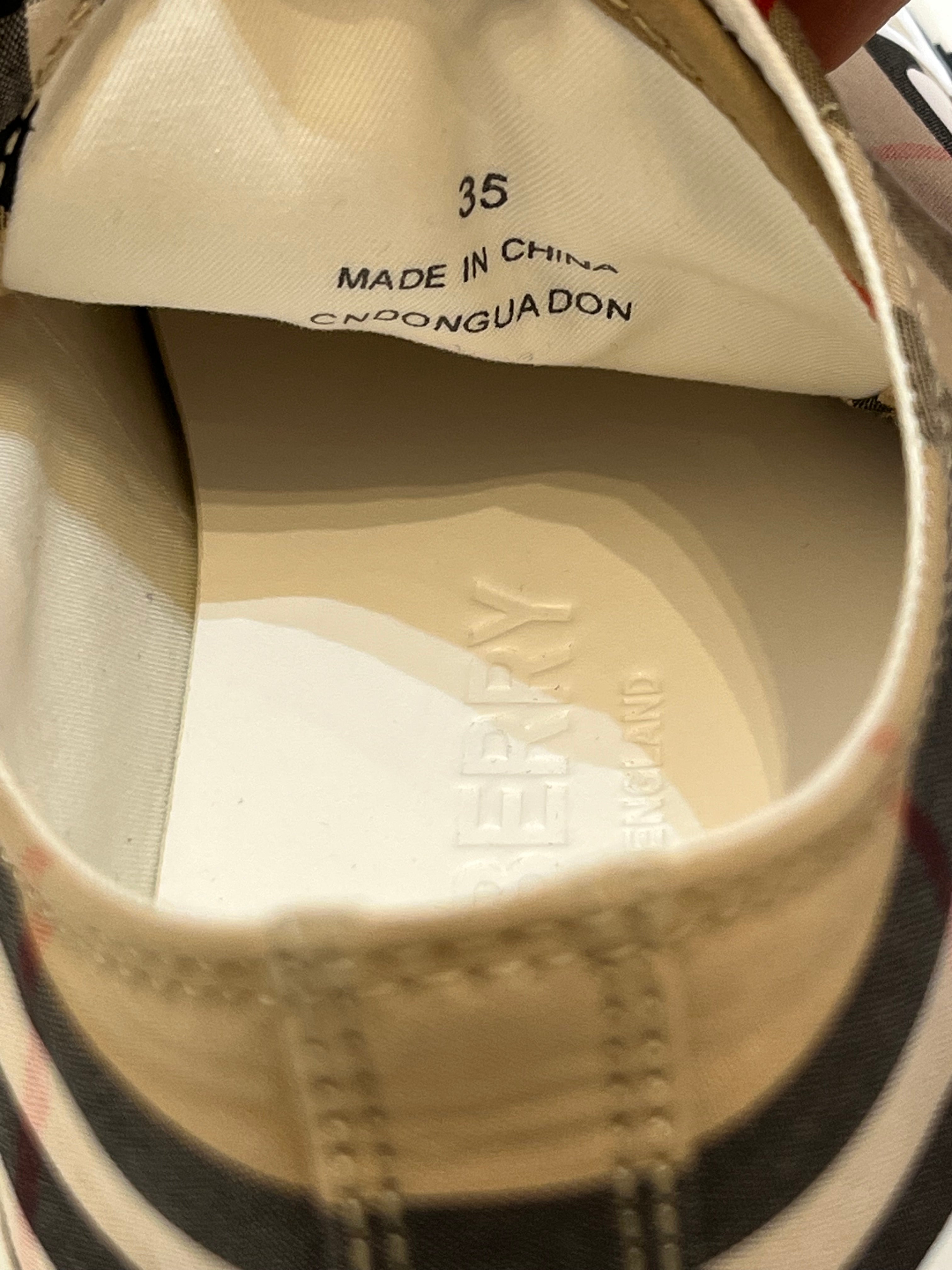 Burberry Vintage Check Sneakers