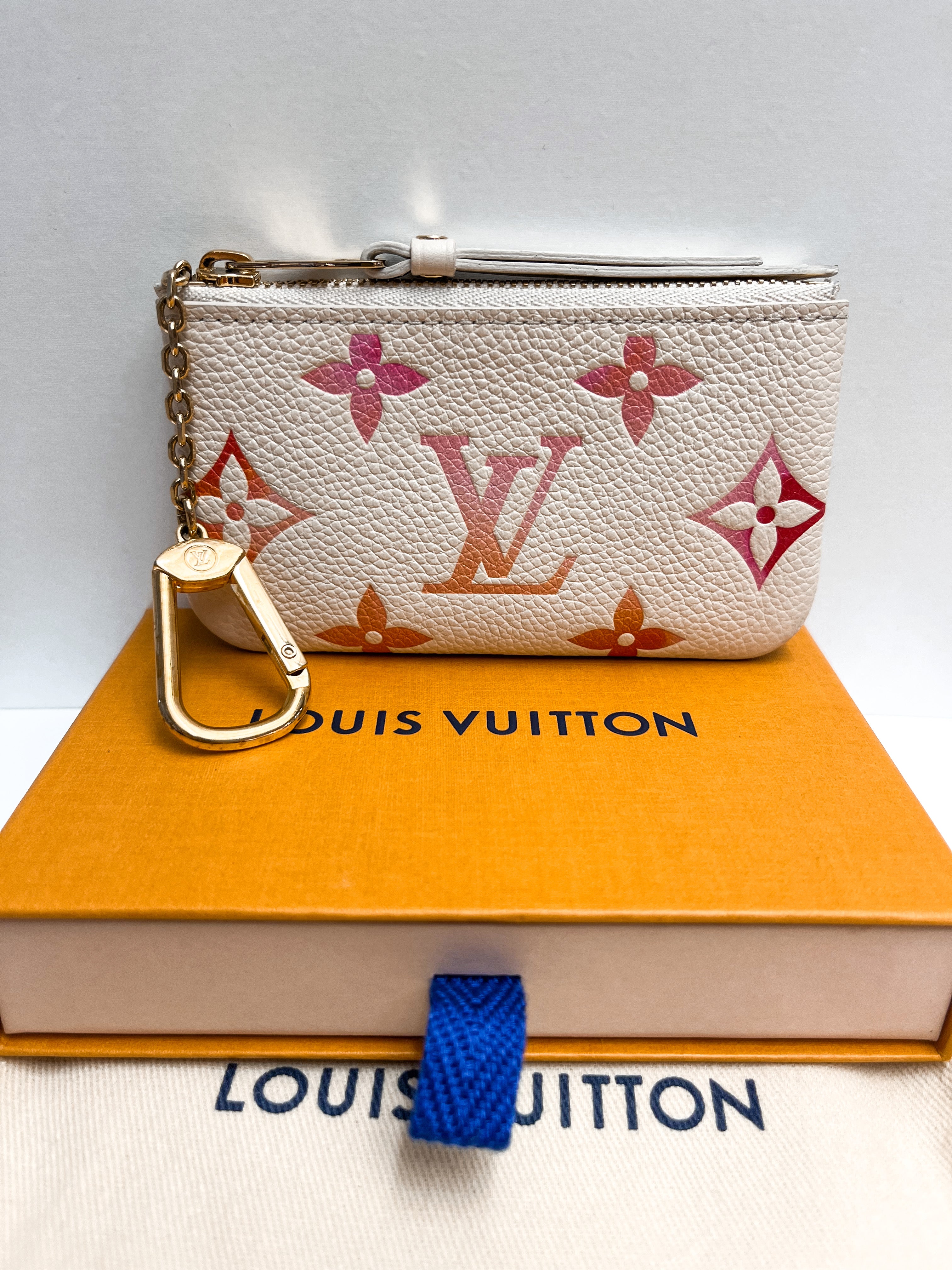 Louis Vuitton Key Pouch Monogram Empreinte Sunrise Aquarelle