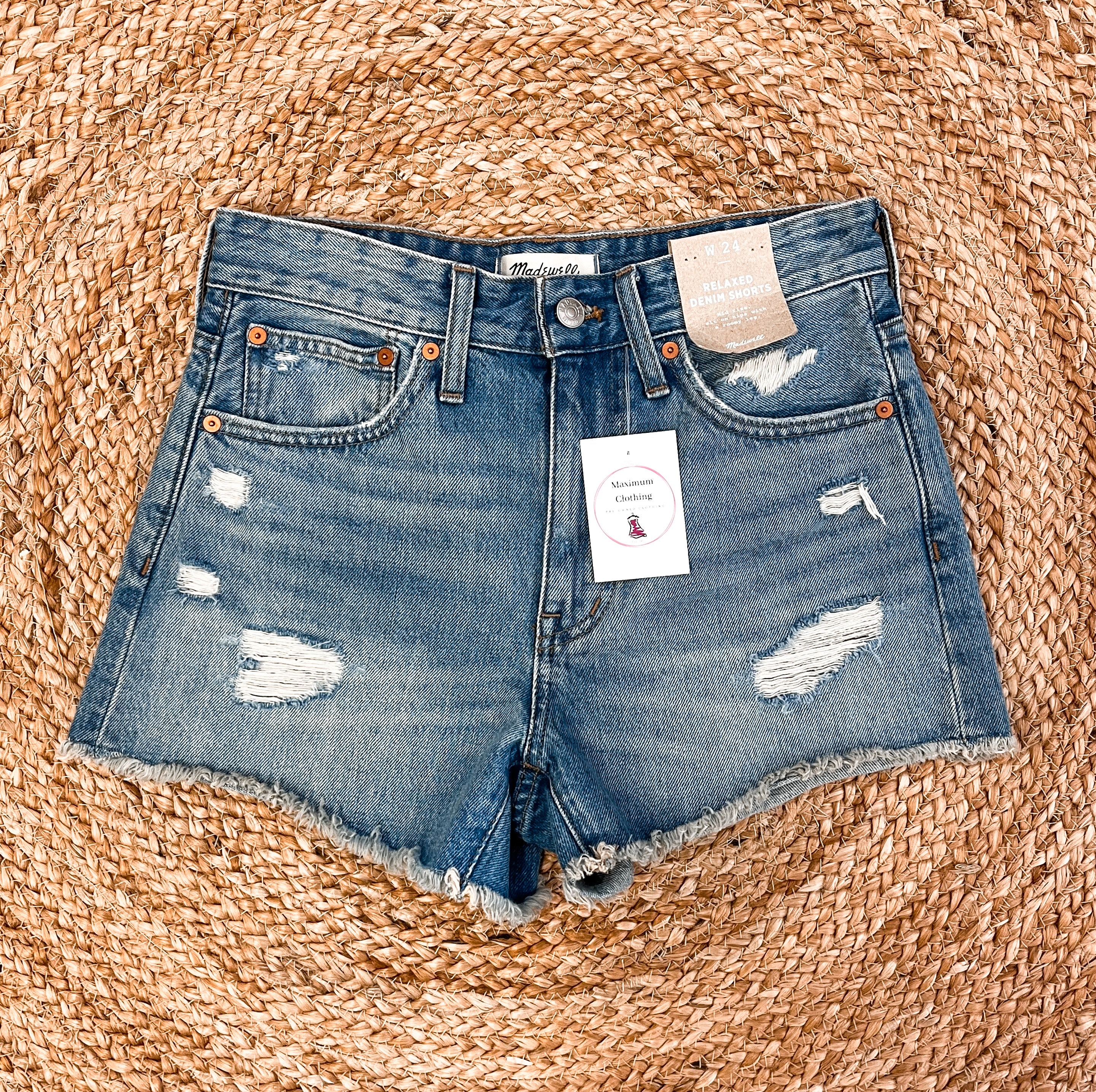 Madewell Relaxed Denim Shorts