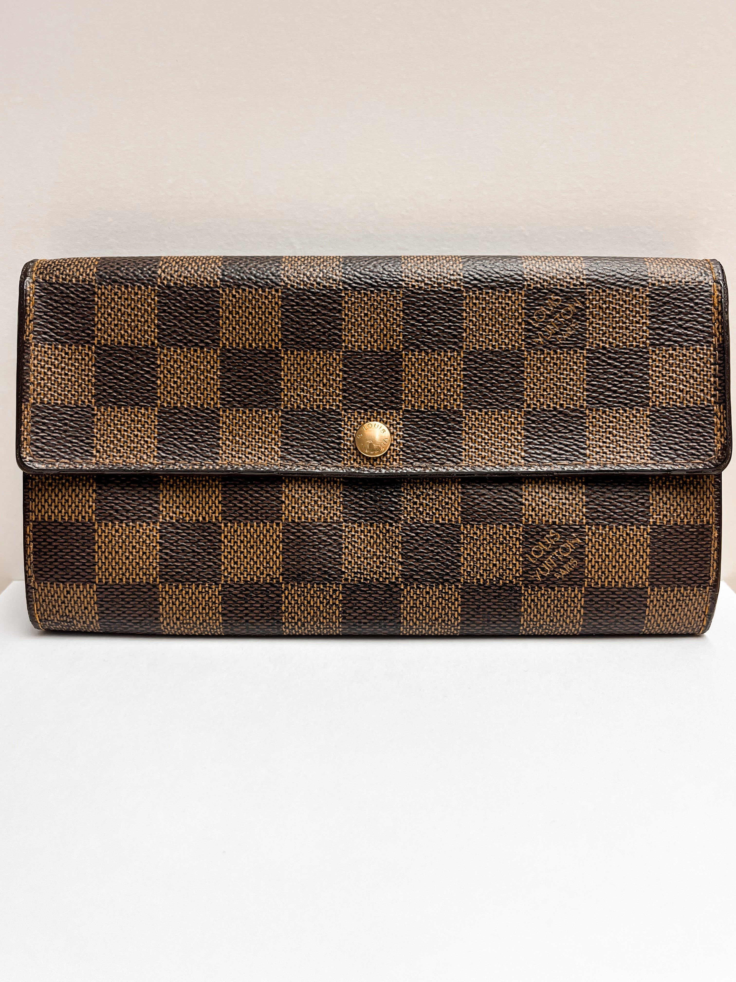 Louis Vuitton Damier Ebene Sarah Wallet