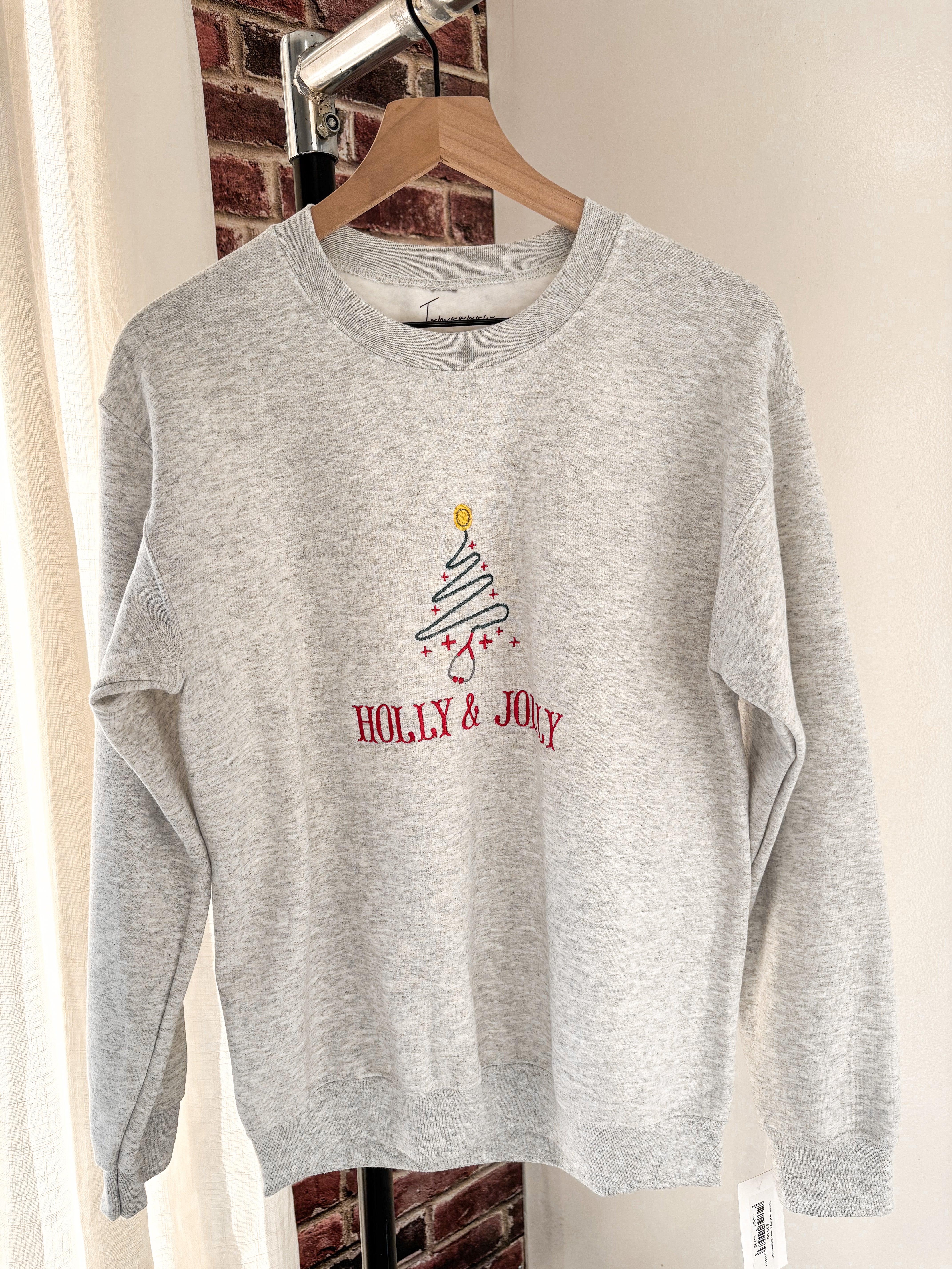 Tomorrow Holly Jolly Stethoscope Sweatshirt