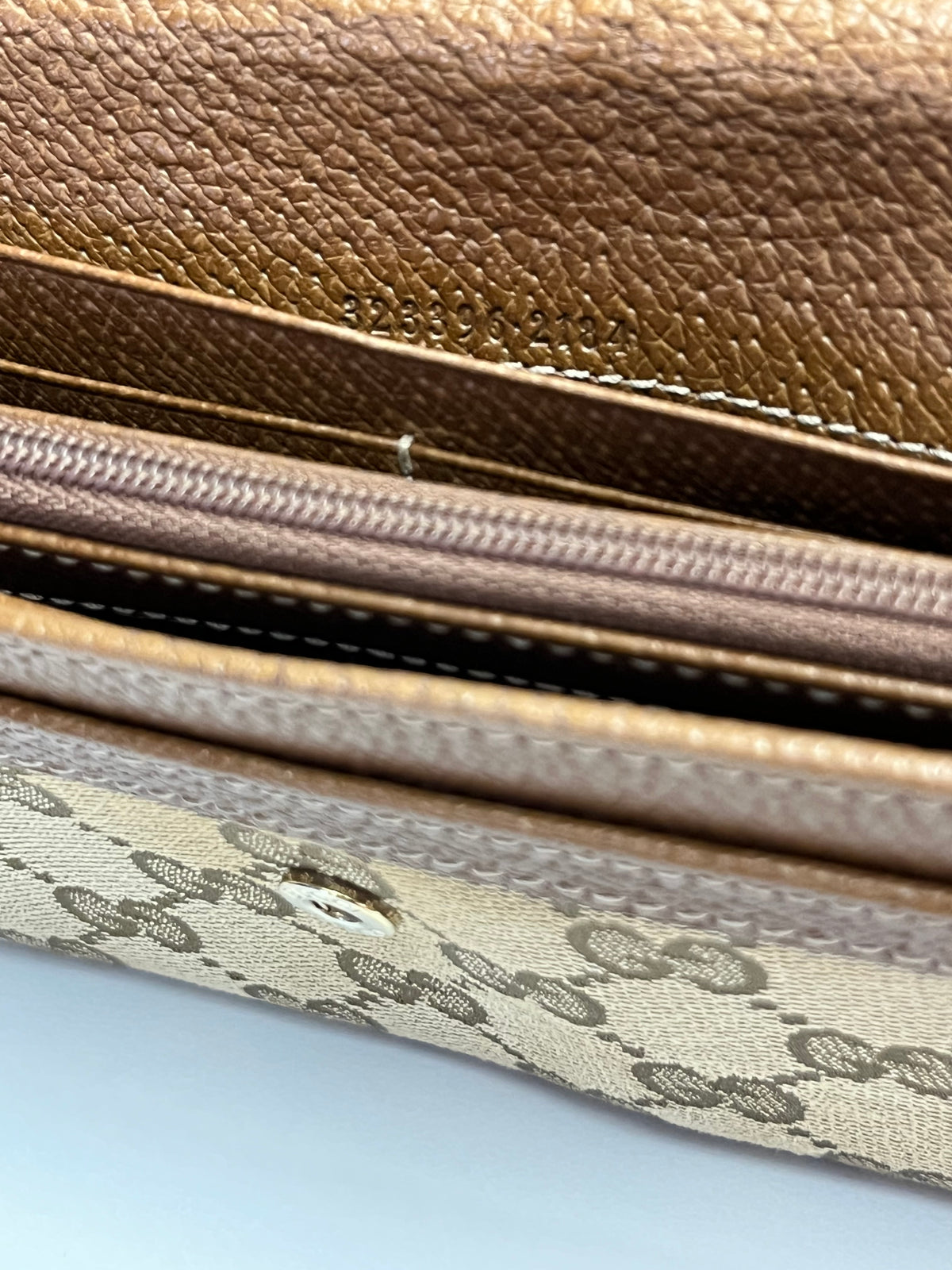 Gucci GG Canvas Bree Long Wallet