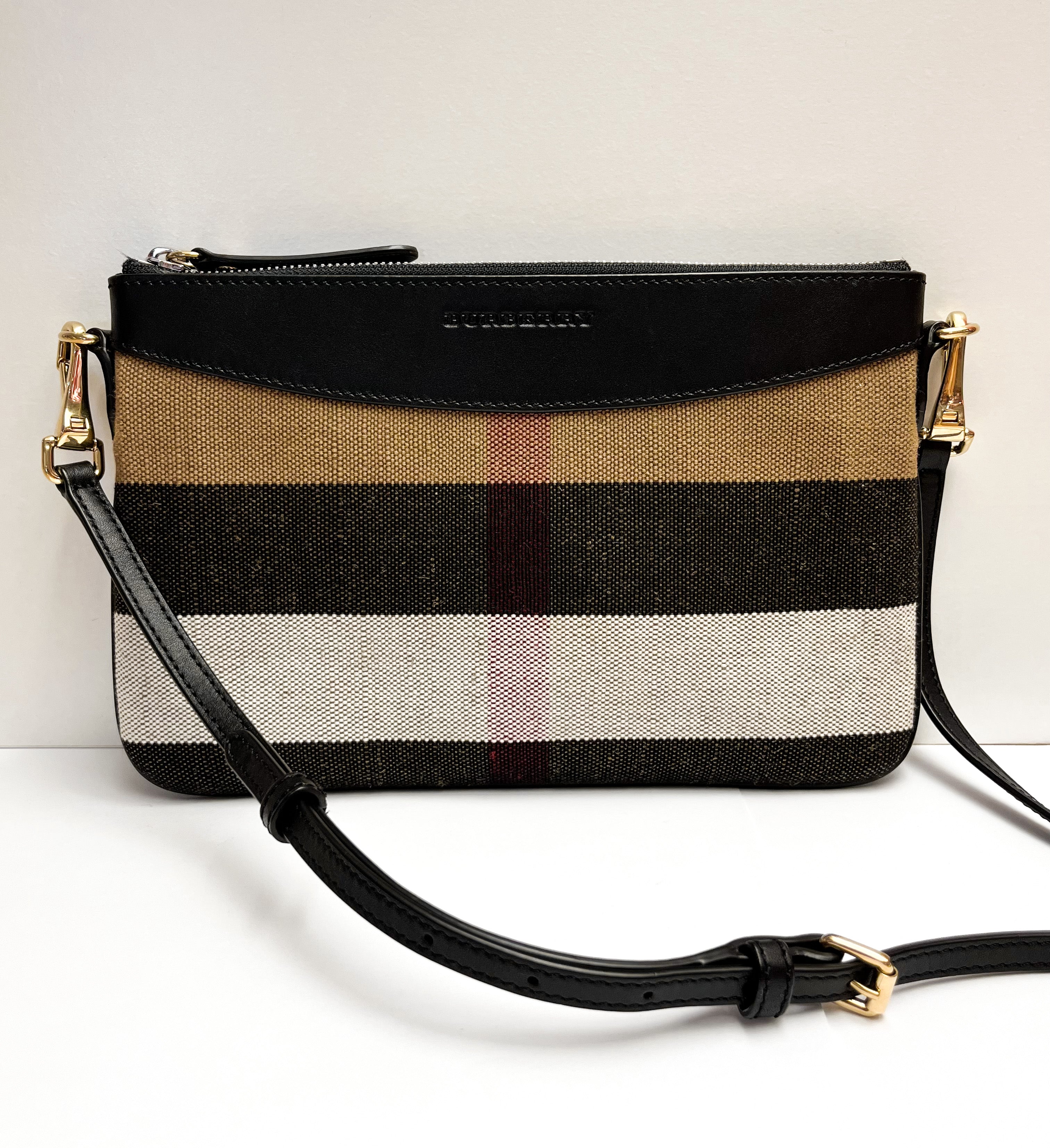 Burberry Canvas Check Peyton Crossbody