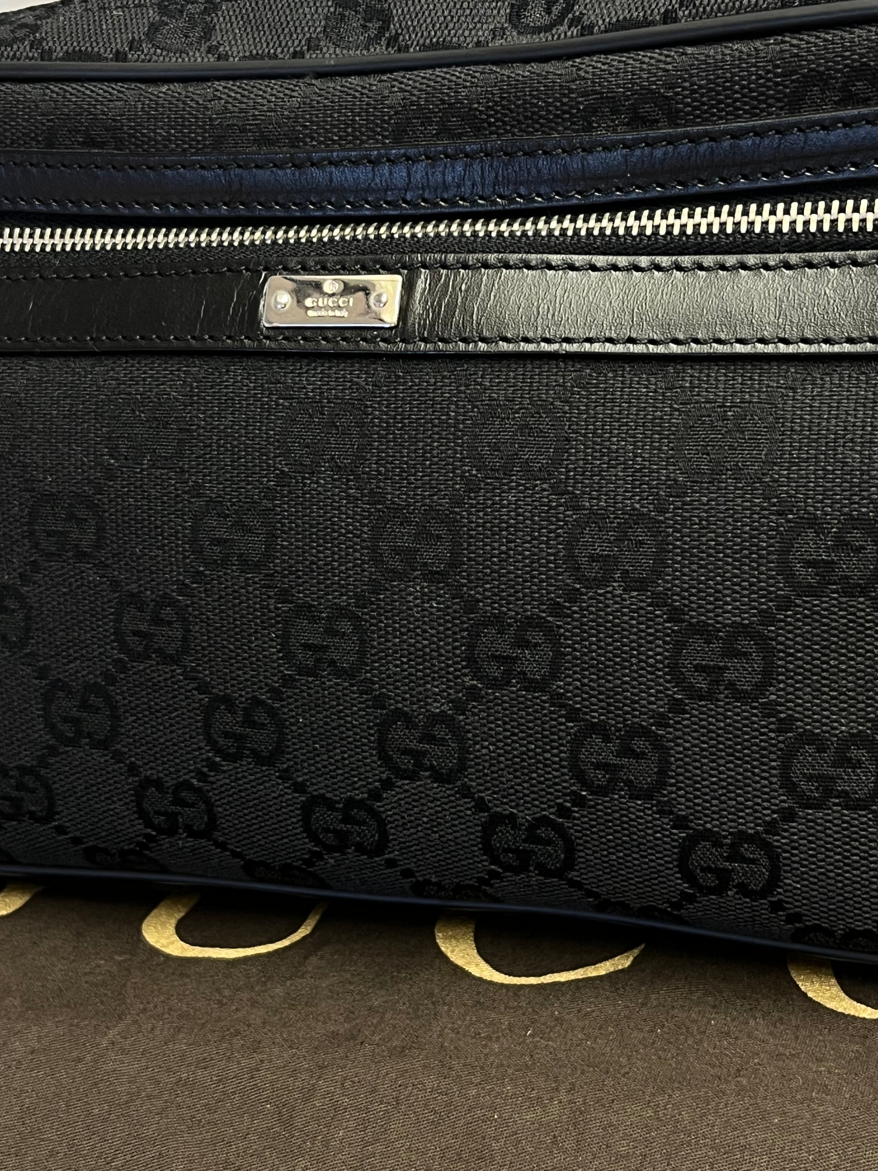 Gucci GG Canvas Clutch Wristlet