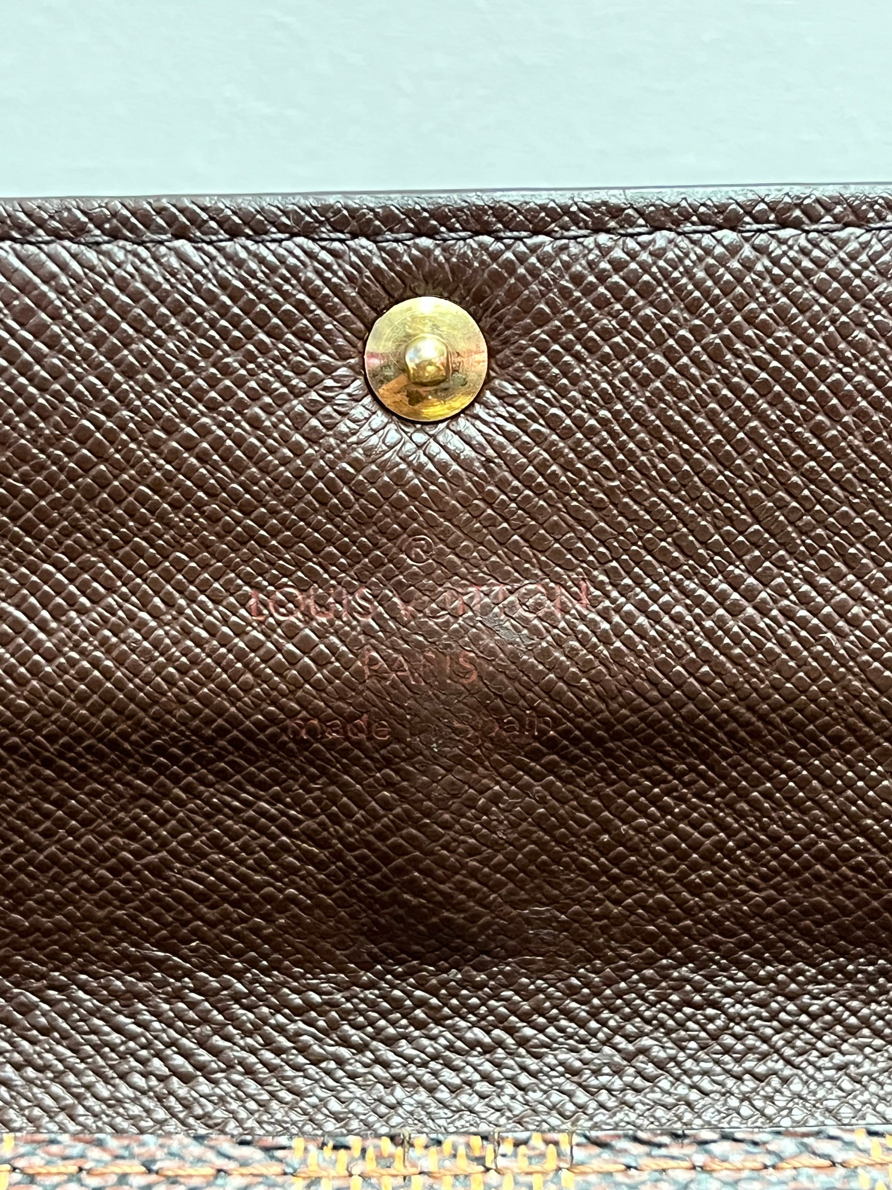 Louis Vuitton Damier Ebene Sarah Wallet