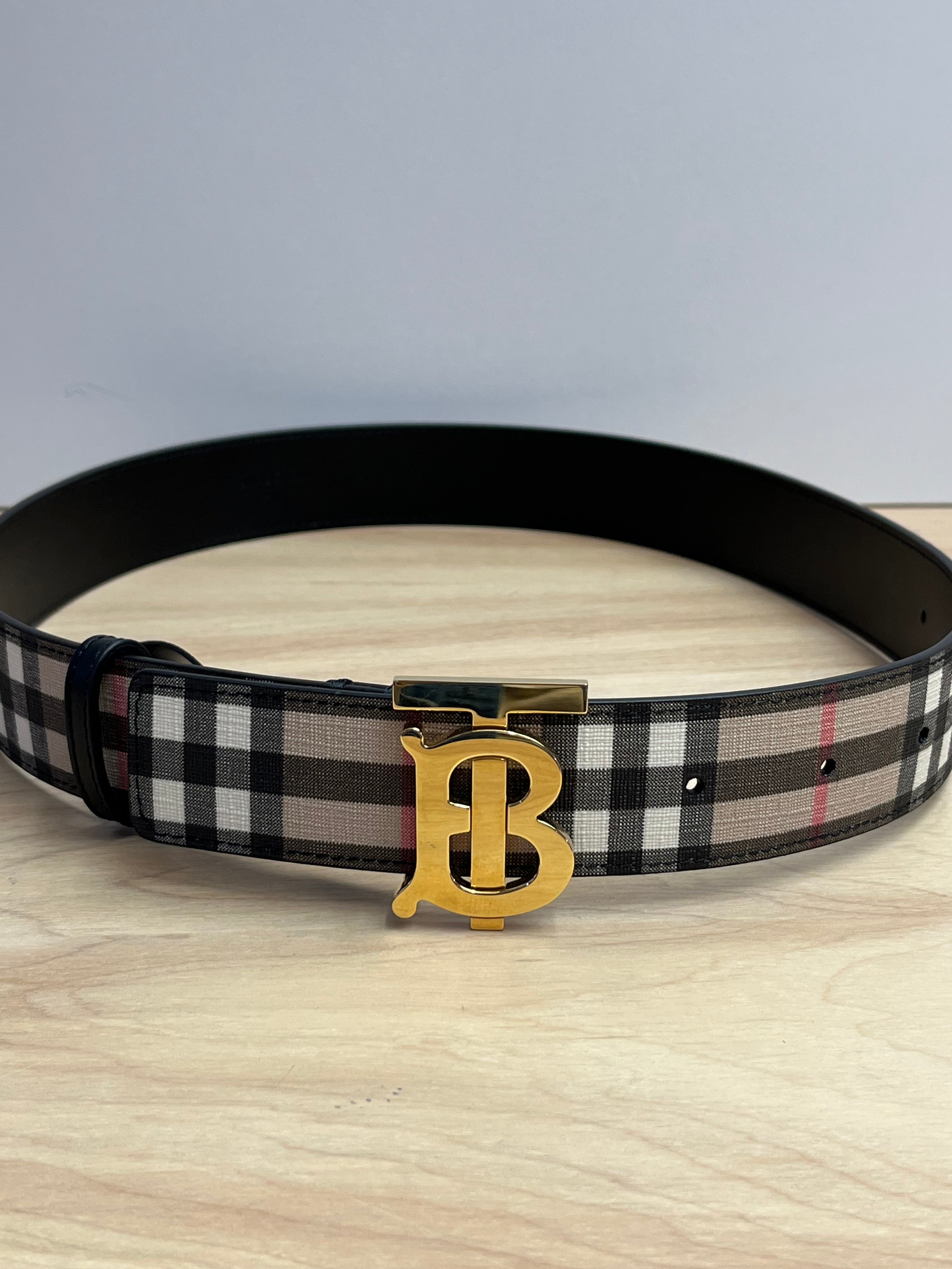 Burberry Check TB Belt
