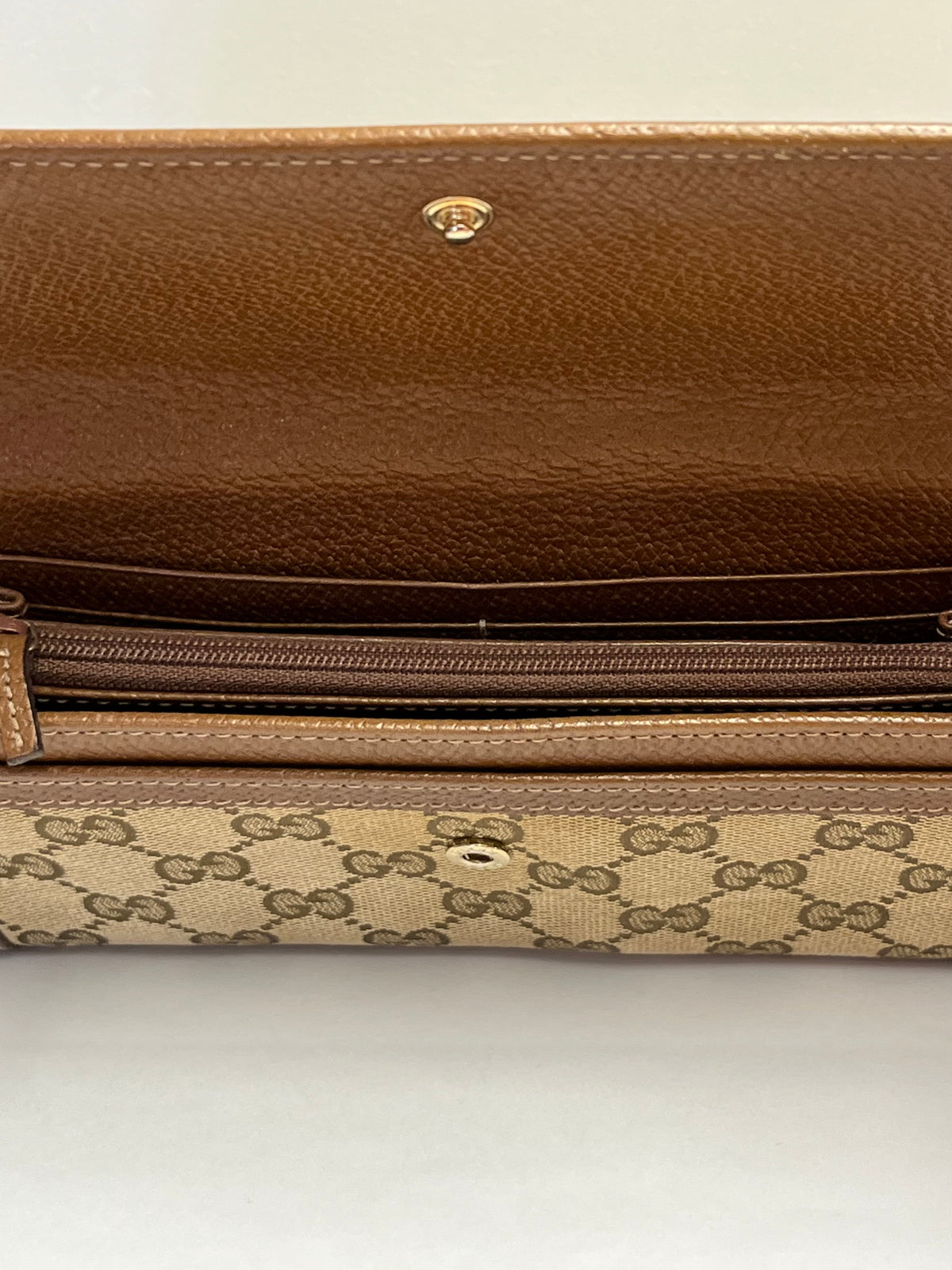 Gucci GG Canvas Bree Long Wallet