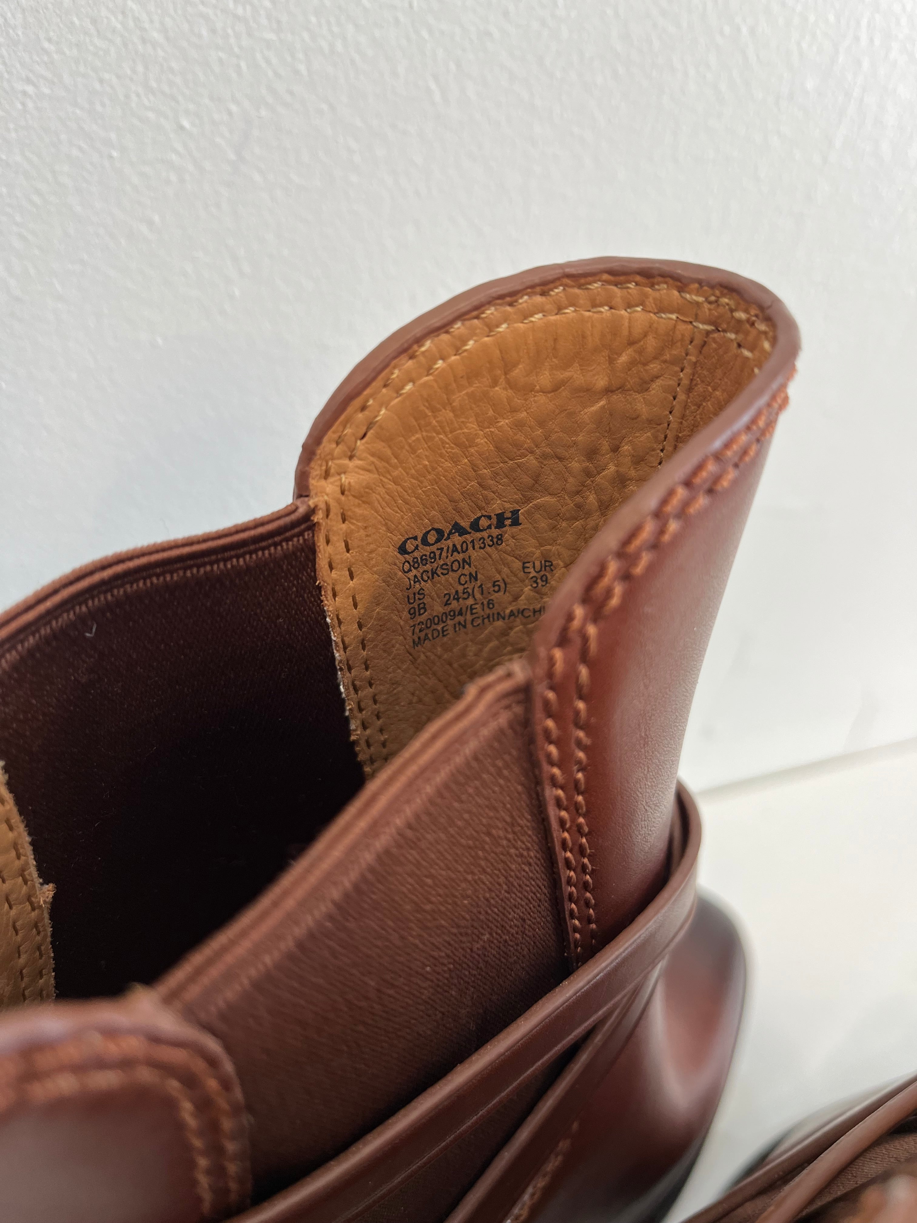 Coach Leather Boots