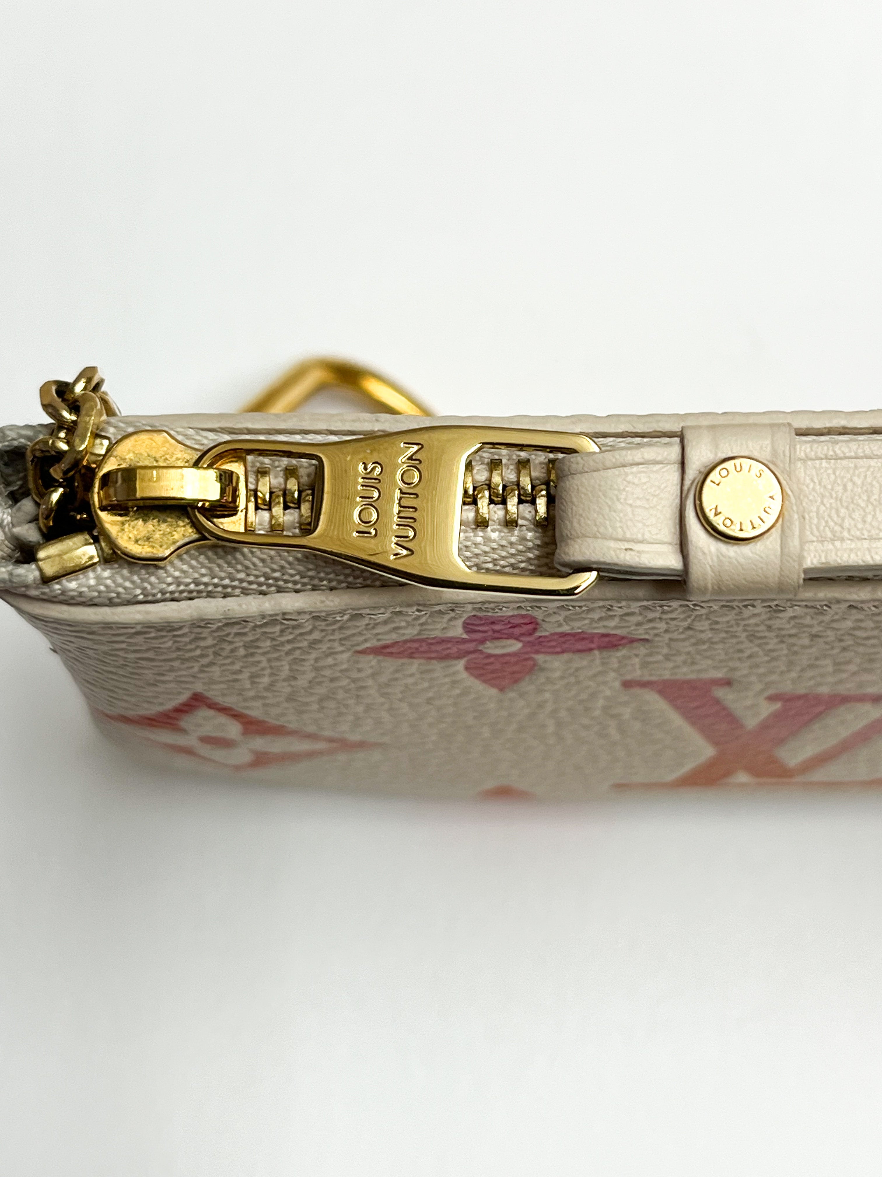 Louis Vuitton Key Pouch Monogram Empreinte Sunrise Aquarelle