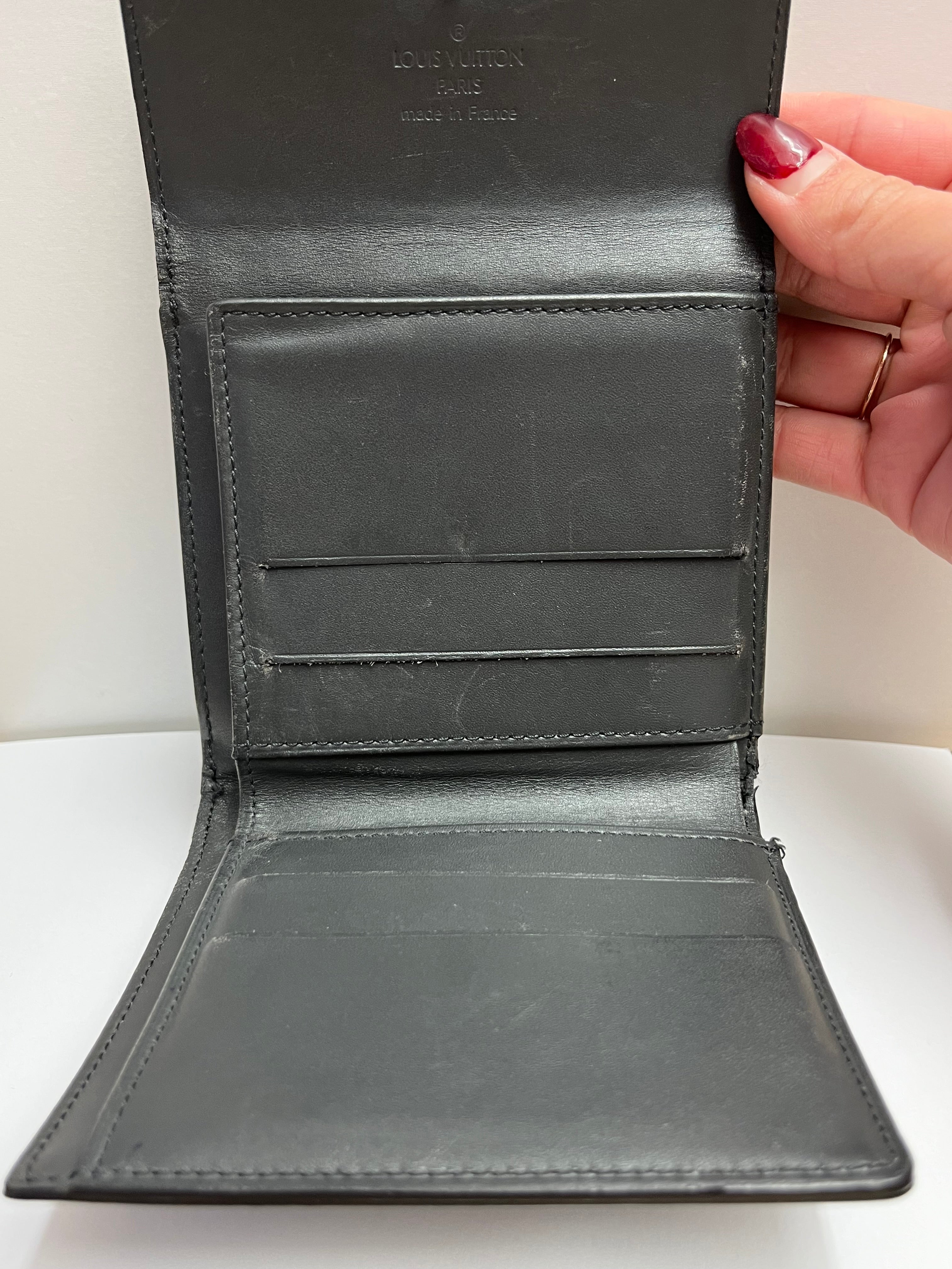 Louis Vuitton Matte Monogram Trifold Wallet