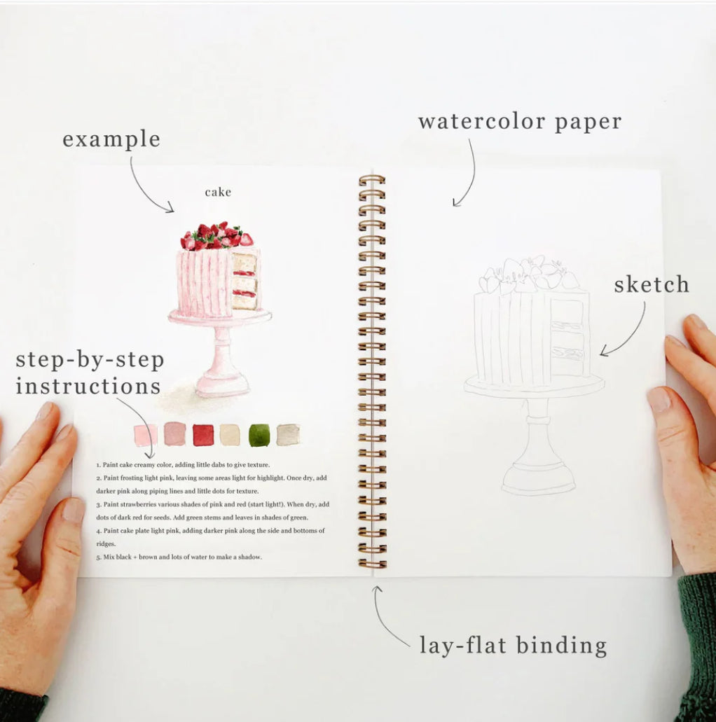 Emily Lex Baking Watercolor Book
