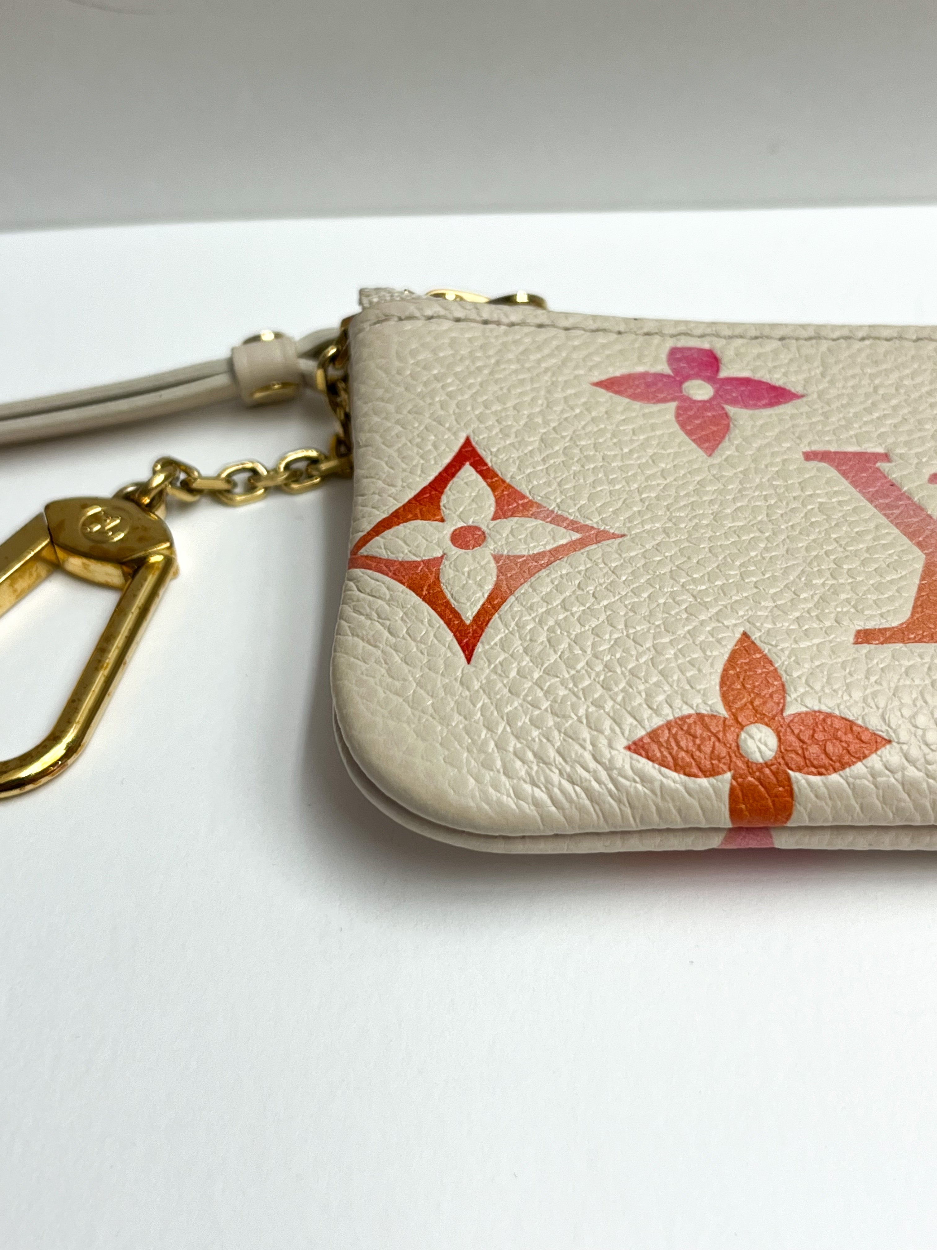 Louis Vuitton Key Pouch Monogram Empreinte Sunrise Aquarelle