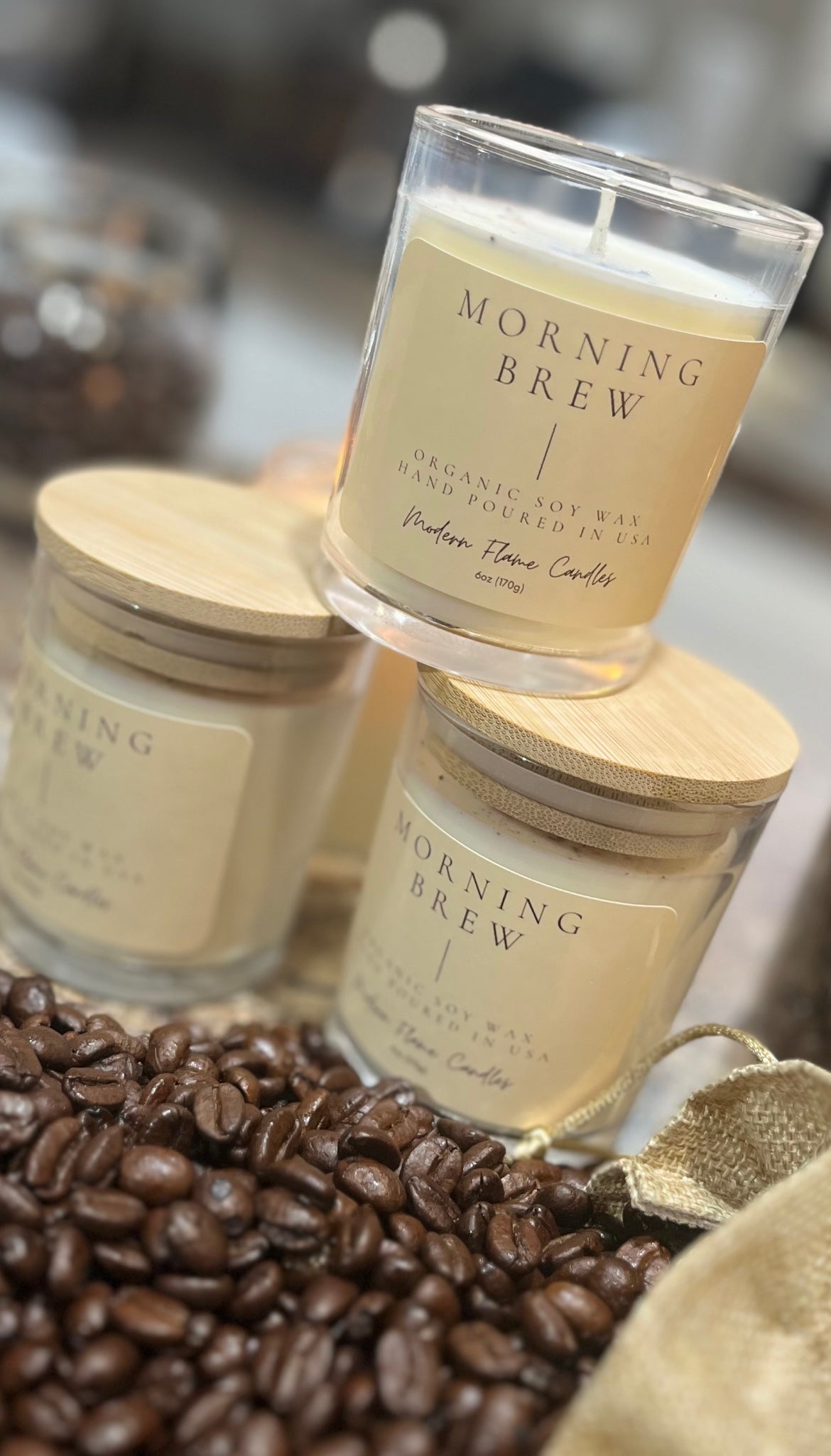 Morning Brew Organic Soy Wax Candle