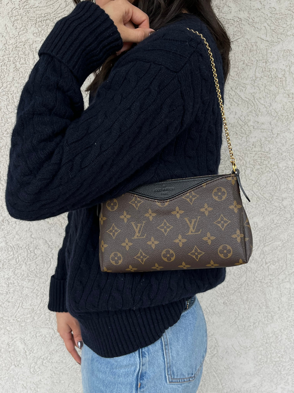 Louis Vuitton Monogram Pallas Clutch