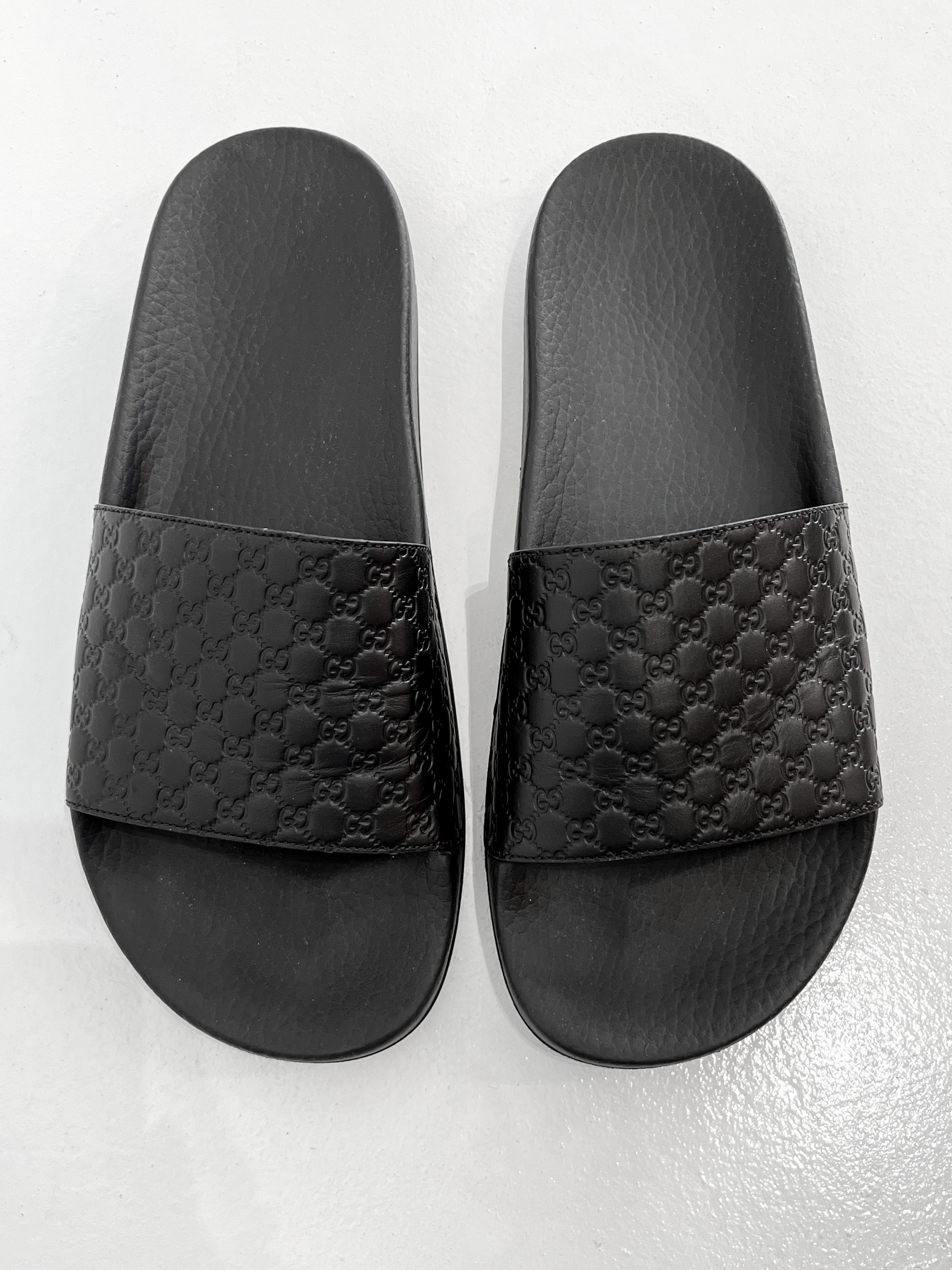 Gucci Microguccissima Slides