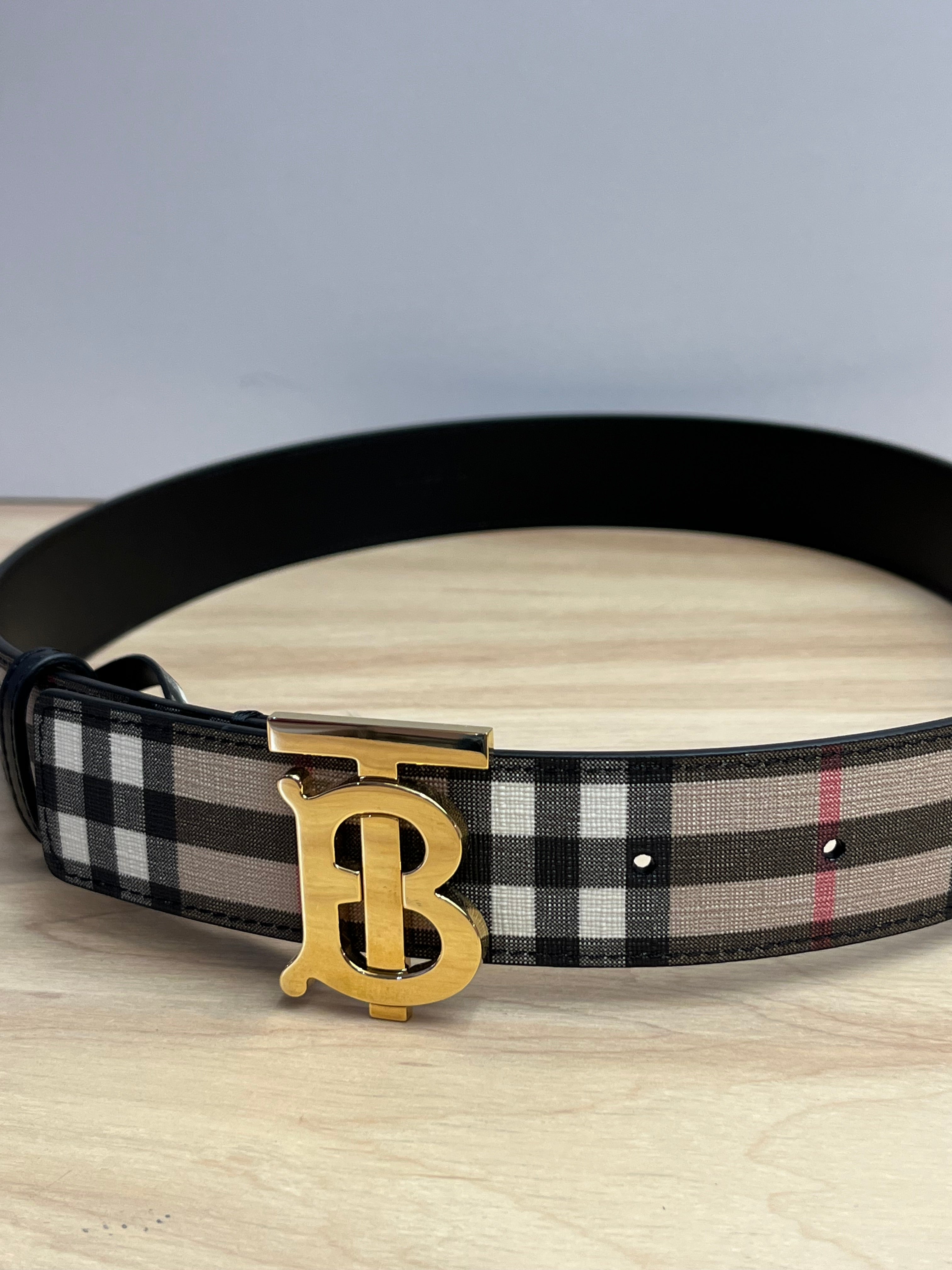 Burberry Check TB Belt